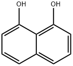 1,8-ジヒドロキシナフタレン 化学構造式