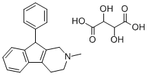 酒石酸フェニンダミン 化学構造式