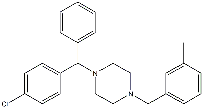 1-((4-Chlorphenyl)phenylmethyl)-4-((3-methyl-phenyl)methyl)piperazin