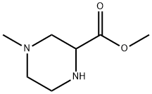2-Piperazinecarboxylicacid,4-methyl-,methylester(9CI) Struktur