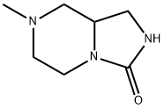 Imidazo[1,5-a]pyrazin-3(2H)-one, hexahydro-7-methyl- (9CI) Struktur