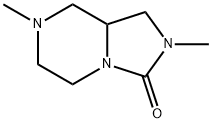 Imidazo[1,5-a]pyrazin-3(2H)-one, hexahydro-2,7-dimethyl- (9CI) Struktur