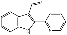2-PYRIDIN-2-YL-1H-INDOLE-3-CARBALDEHYDE Struktur