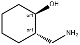 TRANS‐2‐アミノメチル‐1‐シクロヘキサノール 化学構造式