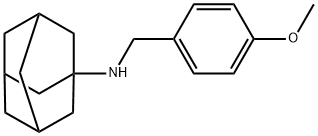 ADAMANTAN-1-YL-(4-METHOXY-BENZYL)-AMINE 化学構造式