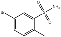 5-溴-2-甲基苯磺酰胺, 56919-16-5, 结构式