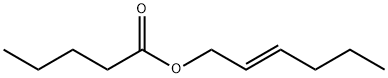 TRANS-2-HEXENYL VALERATE Structure