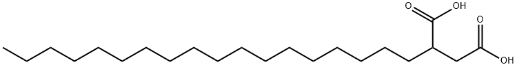 オクタデシルこはく酸 化学構造式