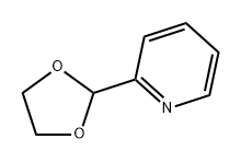 ピリジン-2-カルボアルデヒドエチレンアセタール 化学構造式