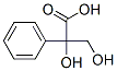 α-ヒドロキシ-α-(ヒドロキシメチル)ベンゼン酢酸 化学構造式