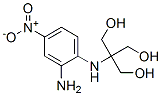 2-[(2-アミノ-4-ニトロフェニル)アミノ]-2-(ヒドロキシメチル)-1,3-プロパンジオール 化学構造式