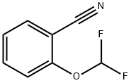 2-(DIFLUOROMETHOXY)BENZONITRILE Struktur