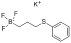 POTASSIUM 3-(PHENYLTHIO)PROPYLTRIFLUOROBORATE Structure