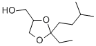 2-Ethyl-2-(3-methylbutyl)-1,3-dioxolane-4-methanol Struktur