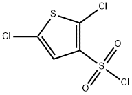 2,5-Dichlorothiophene-3-sulfonyl chloride Struktur