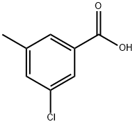 3-氯-5-甲基苯甲酸, 56961-33-2, 结构式