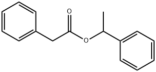 1-phenylethyl phenylacetate Struktur