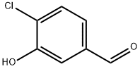 4-クロロ-3-ヒドロキシベンズアルデヒド 化学構造式