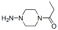 1-Piperazinamine,  4-(1-oxopropyl)-  (9CI) Struktur