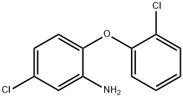 5-クロロ-2-(2-クロロフェノキシ)ベンゼンアミン 化学構造式