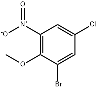 2-BroMo-4-chloro-6-nitroanisole Structure