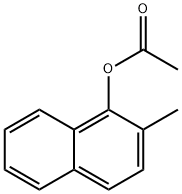 酢酸2-メチル-1-ナフチル 化学構造式