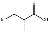 3-BROMO-2-METHYLPROPIONIC ACID Struktur