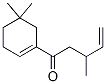 1-(5,5-ジメチル-1-シクロヘキセン-1-イル)-3-メチル-4-ペンテン-1-オン 化学構造式