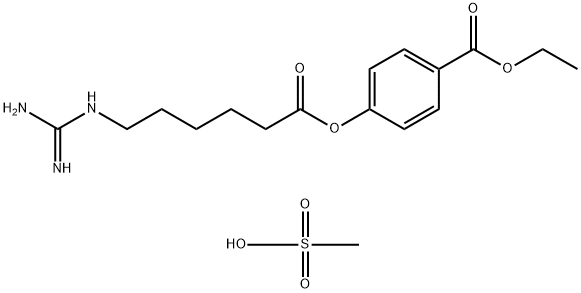 Gabexate mesylate Structure