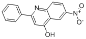6-ニトロ-2-フェニルキノリン-4-オール 化学構造式