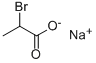 sodium 2-bromopropionate Structure