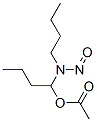 1-(ブチルニトロソアミノ)-1-ブタノールアセタート 化学構造式