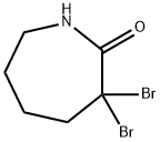 3,3-二溴氮杂-2-酮;3,3-二溴氮杂环庚烷-2-酮, 56987-35-0, 结构式