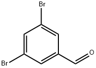 3,5-ジブロモベンズアルデヒド 化学構造式