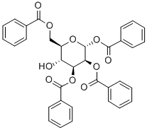 1,2,3,6-Tetra-O-benzoyl-a-D-mannopyranose Structure