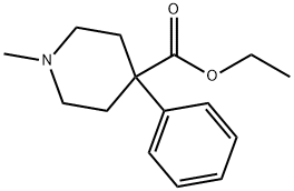1-Methyl-4-phenyl-4-piperidincar-bonsäure-ethylester