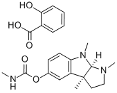サリチル酸フィゾスチグミン 化学構造式