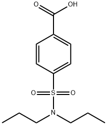 4-(ジプロピルスルファモイル)安息香酸 化学構造式