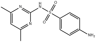 磺胺二甲嘧啶,57-68-1,结构式