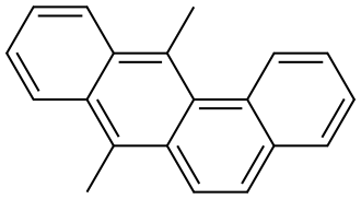 7,12-DIMETHYLBENZ[A]ANTHRACENE Structure