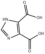 1H-イミダゾール-4,5-ジカルボン酸 化学構造式