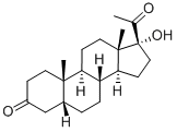 5-BETA-DIHYDRO-17-HYDROXYPROGESTERONE Struktur