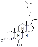 4-cholesten-6-ol-3-one 化学構造式