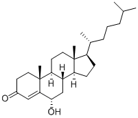 4-Cholesten-6beta-ol-3-one Structure