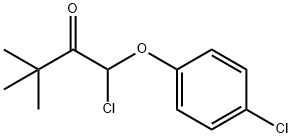 1-(4-CHLOROPHENOXY)-3,3-DIMETHYL-1-CHLORO-2-BUTANONE Struktur
