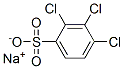 SODIUM 2,3,4-TRICHLOROBENZENESULFONATE Structure