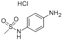 N-(4-Aminophenyl)methanesulfonamide hydrochloride Structure