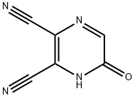 6-OXO-1,6-DIHYDROPYRAZINE-2,3-DICARBONITRILE 化学構造式