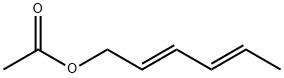 酢酸[(2E,4E)-2,4-ヘキサジエニル] 化学構造式