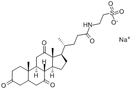タウロデヒドロコール酸ナトリウム 化学構造式